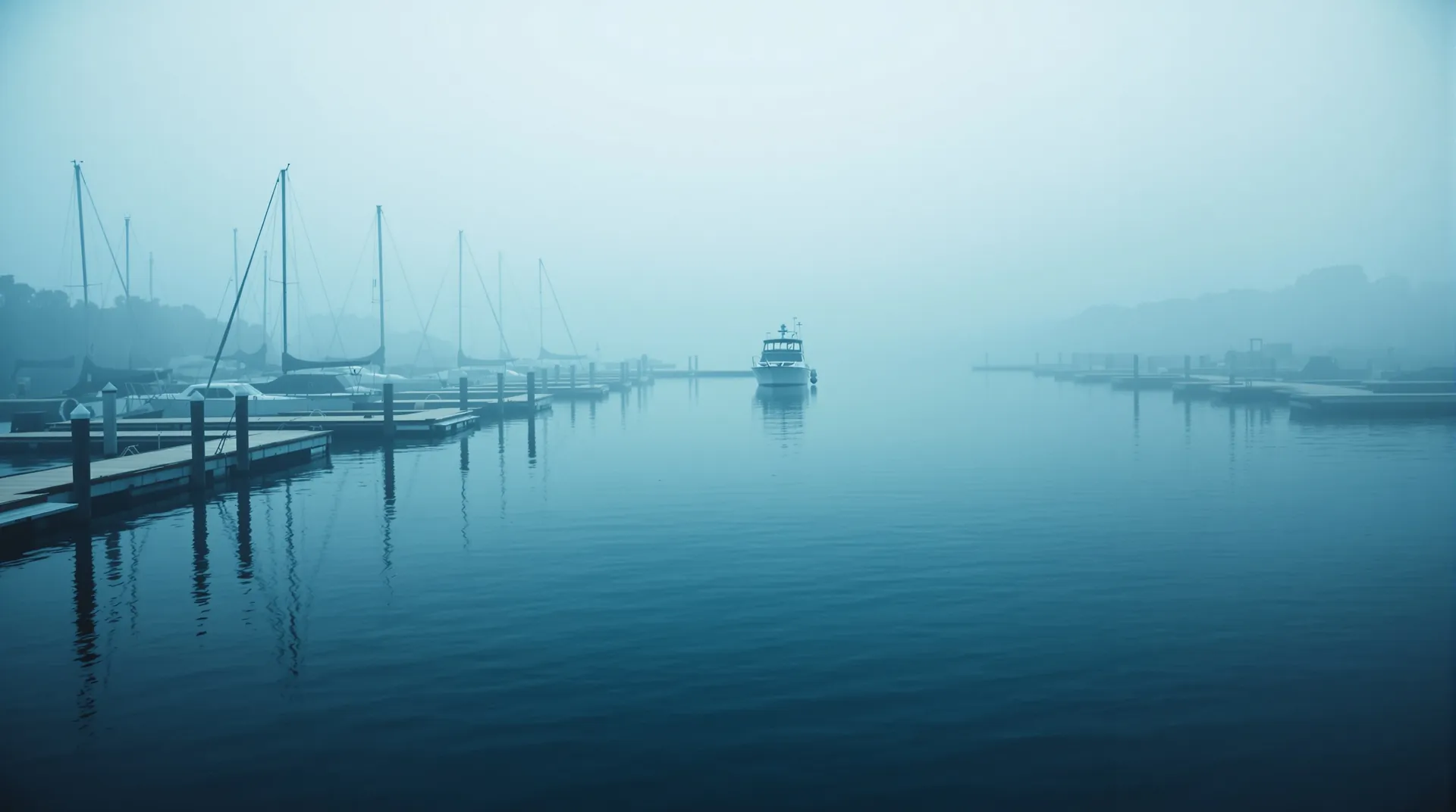 Quiet marina at dawn behind The Loan Bay personal loan request form, $100 to $5,000